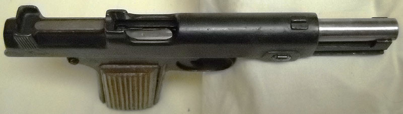 Steyr M1912, top view, locked open